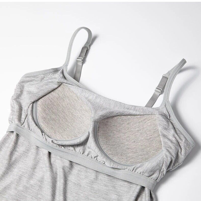 Locker Tanktop mit integriertem BH