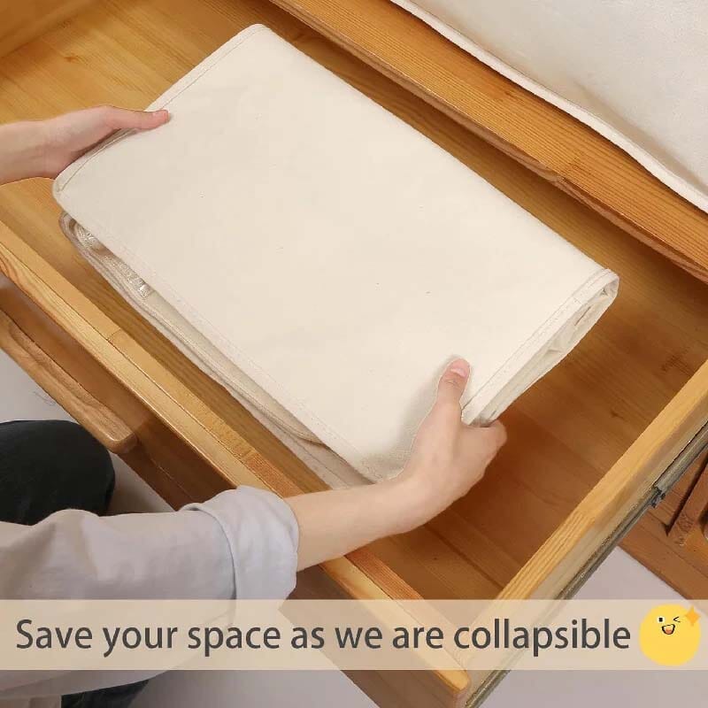 Extrem platzsparender, selbstkomprimierender Organizer