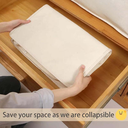 Extrem platzsparender, selbstkomprimierender Organizer