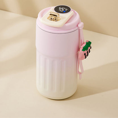 Sandsberg | Edelstahl  Kaffebecher mit LED Temperatur Anzeige 450 ML