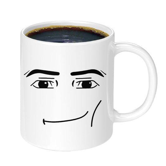 Emoji-bedruckte Keramiktasse