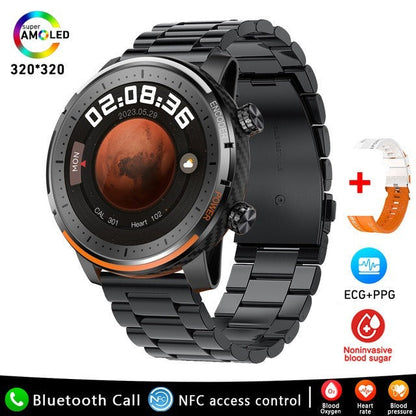 Sandsberg | Blutzucker Blutdruck Blutsauerstoff Schlafmonitor Wasserdichte Smartwatch