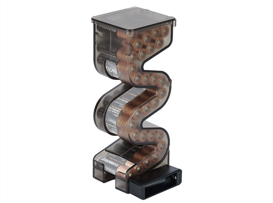 Sandsberg | Magnetischer Batterietester und Aufbewahrungsbox für AA- und AAA-Batterien