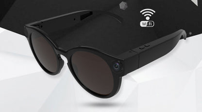 Sandsberg | HD 1080P Smart WiFi Sportsonnenbrille mit 155° großem Weitwinkelbewegungskamera, für Wandern, Party, Sport, Fahren & mehr