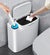 2 in 1 Schmaler Badezimmer-Mülleimer mit Toilettenbürste Z32