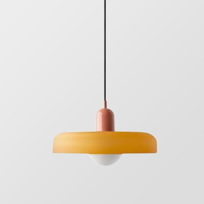 Sandsberg Pendelleuchte aus farbigem Glas | Elegante Hängeleuchte im Bauhaus-Stil | Designlampe für Wohnzimmer & Esszimmer