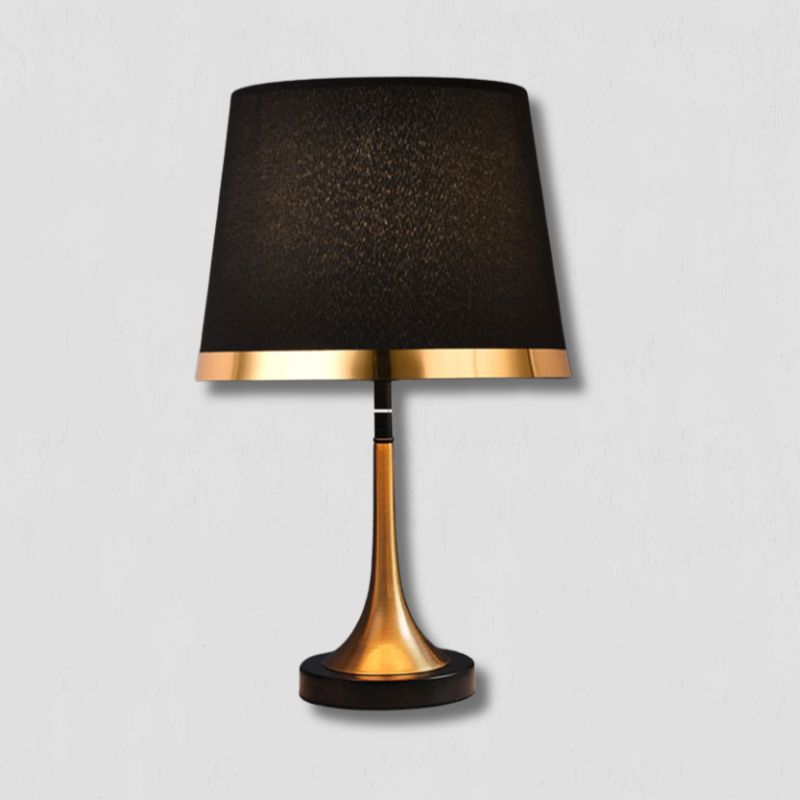 Sandsberg | GiltGlow – Elegante Gold- und schwarze Retro-Tischlampe