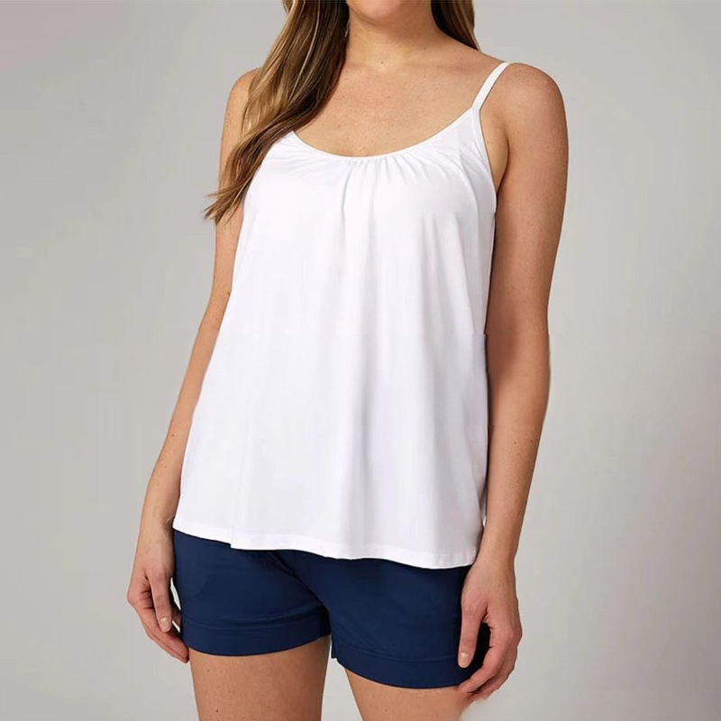 Locker Tanktop mit integriertem BH