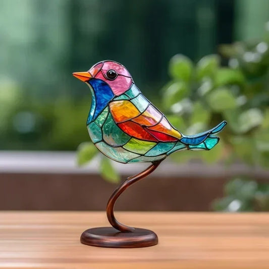 Luxe Vogelfiguren aus Farbglas - EleganBird