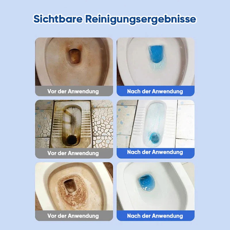 Brausetabletten zur Toilettenreinigung