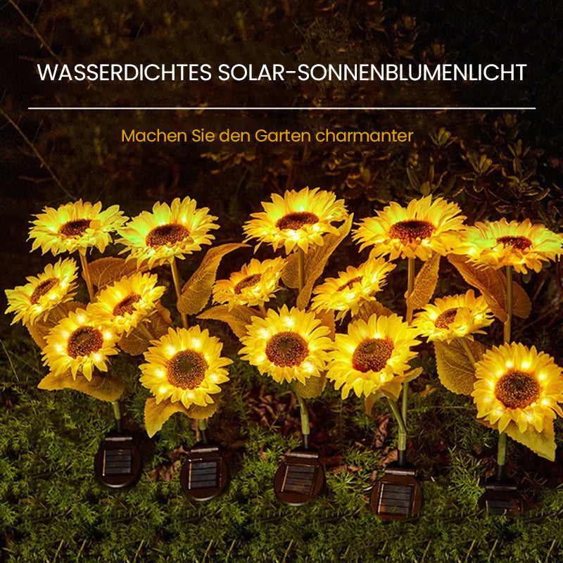 LED-Solar-Sonnenblumenlampe