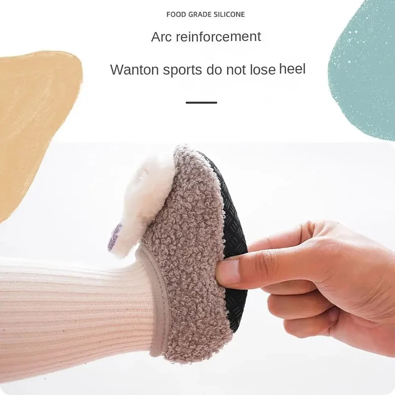 Süße Flausch Baby Socken Schuhe