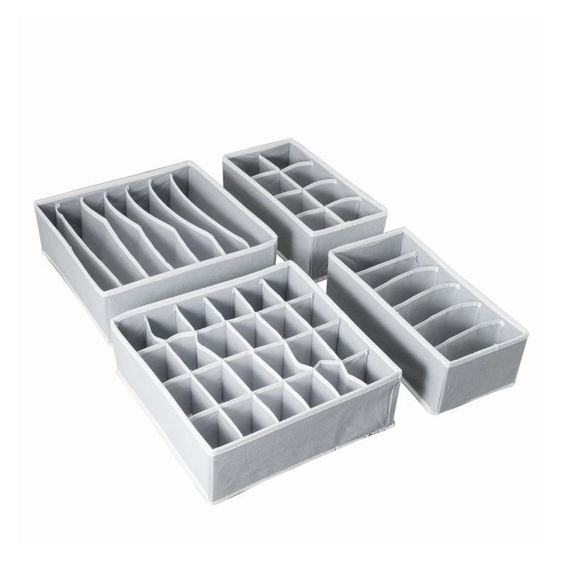 Faltbarer Kleiderschrank Unterwäsche Organizer (4 Stück/1 Set)
