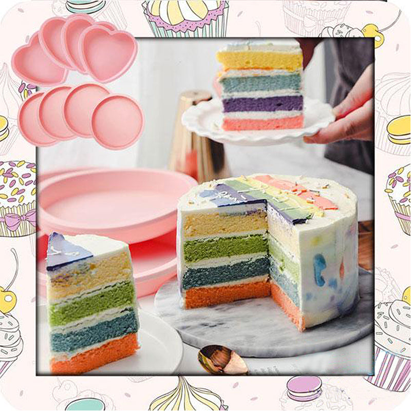 Silikon Kuchenform | Herzform | Rund