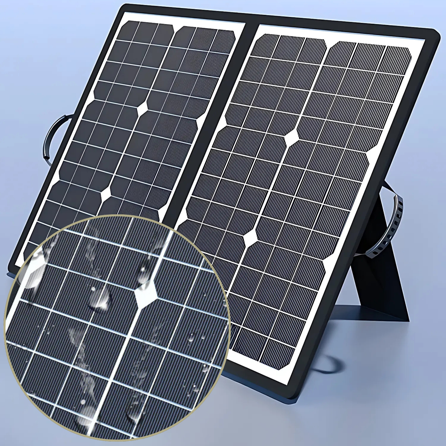 Sandsberg | SolaraX 1000W Faltbares Solarpanel-Kit – Tragbare Off-Grid-Stromversorgung mit MPPT-Ladung