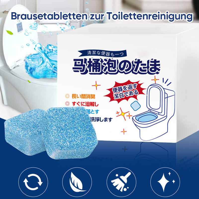 Brausetabletten zur Toilettenreinigung