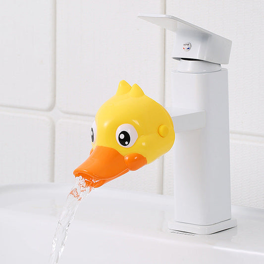 Niedliche kleine gelbe Enten-Wasserhahnverlängerung