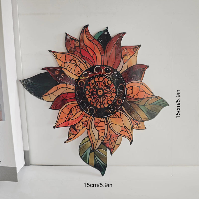 Sonnenblume Acryl Fenster hängend