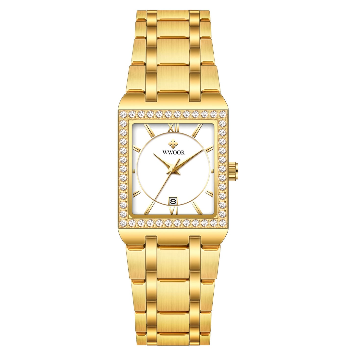Grip Love Belt Uhr mit Diamanten