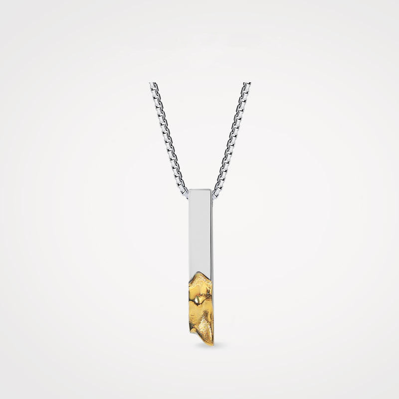 Sandsberg | Luxuriöse Paare Sterling Silber Halskette