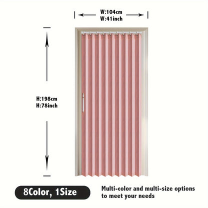 Sandsberg | Bunte magnetische Faltenvorhang – Einfache Dekoration, platzsparender Raumteiler für Zuhause und Geschäft – Lebhaftes künstlerisches Design, maschinenwaschbares Polyester