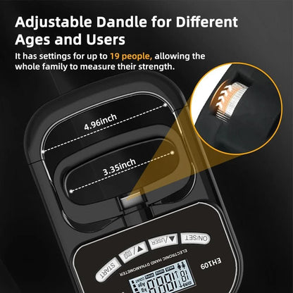 Sandsberg | Präzises tragbares Messgerät zur Messung der Griffkraft bis zu 120 kg