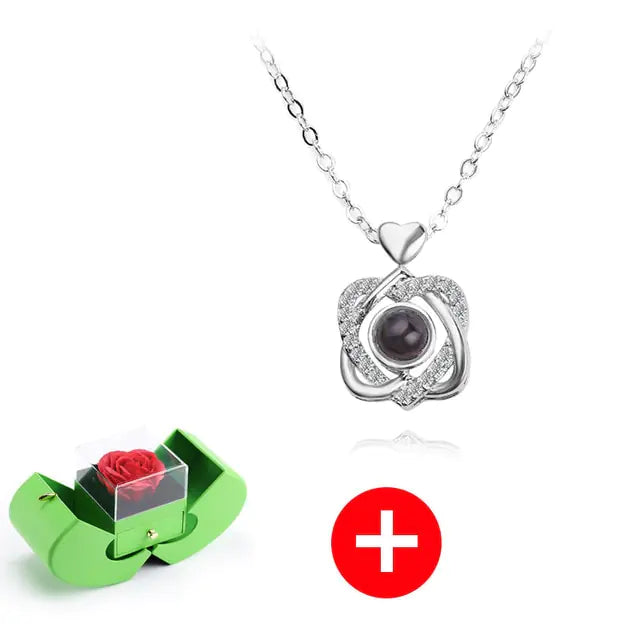 Ewige Blume Apfel Schmuckbox
