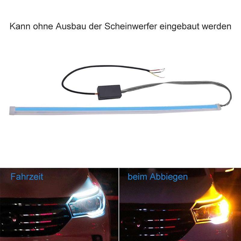 Flexibler Tag- und Nachtfahrlichtstreifen mit LED