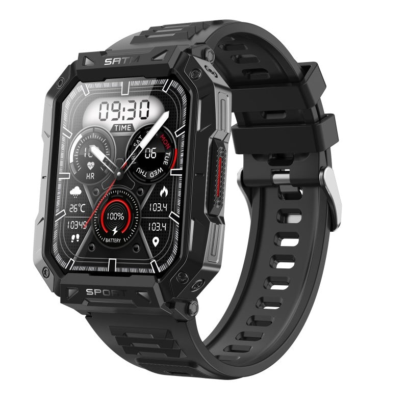 Sandsberg | Blutzucker Blutdruck Blutsauerstoff Schlafmonitor Wasserdichte Smartwatch