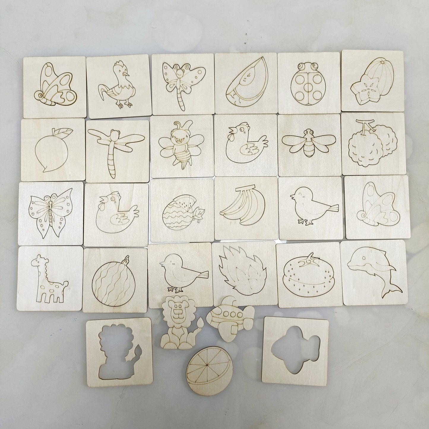 Sandsberg | InspireSketch - Montessori 20-teiliges Zeichen-Set für kreatives Spielen