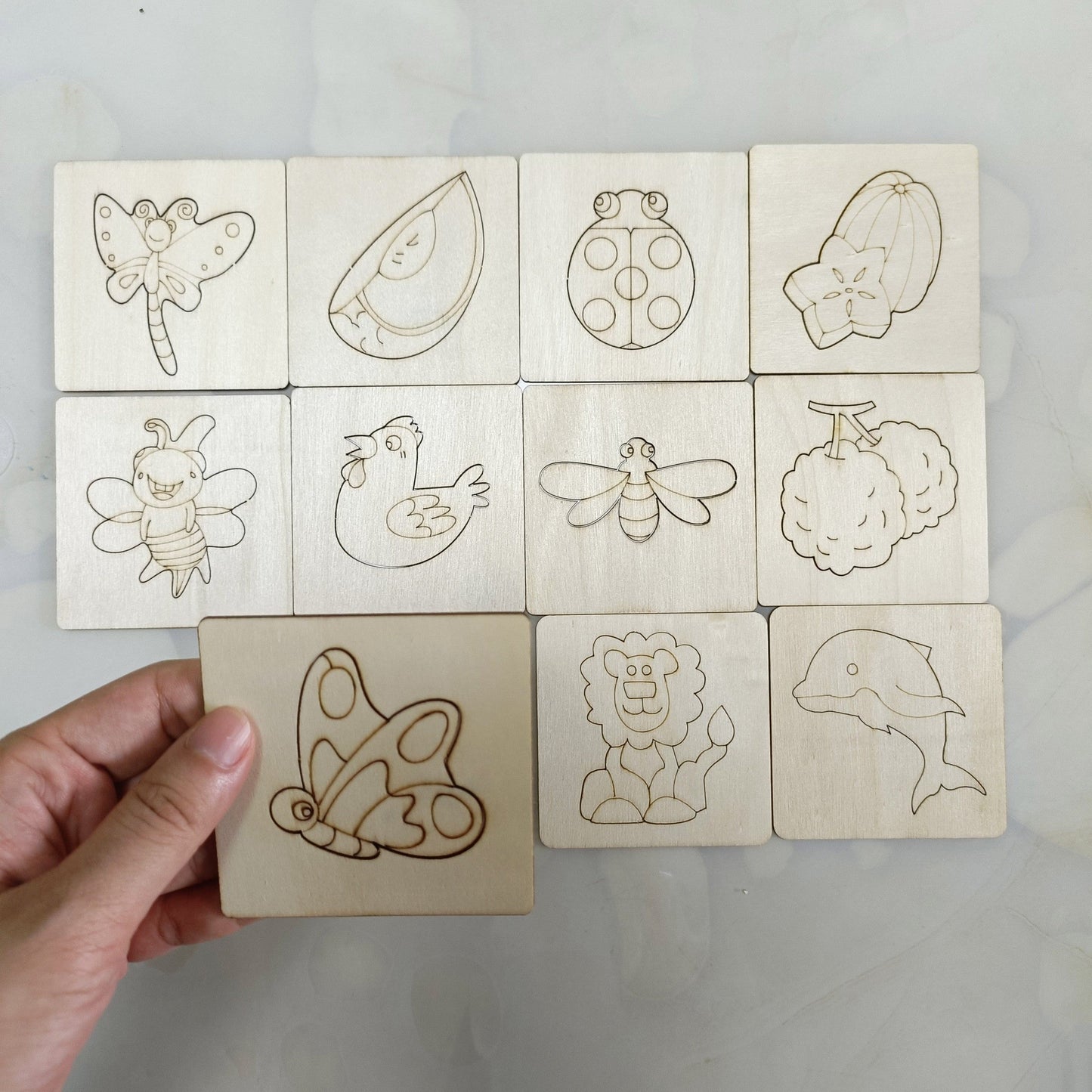 Sandsberg | InspireSketch - Montessori 20-teiliges Zeichen-Set für kreatives Spielen