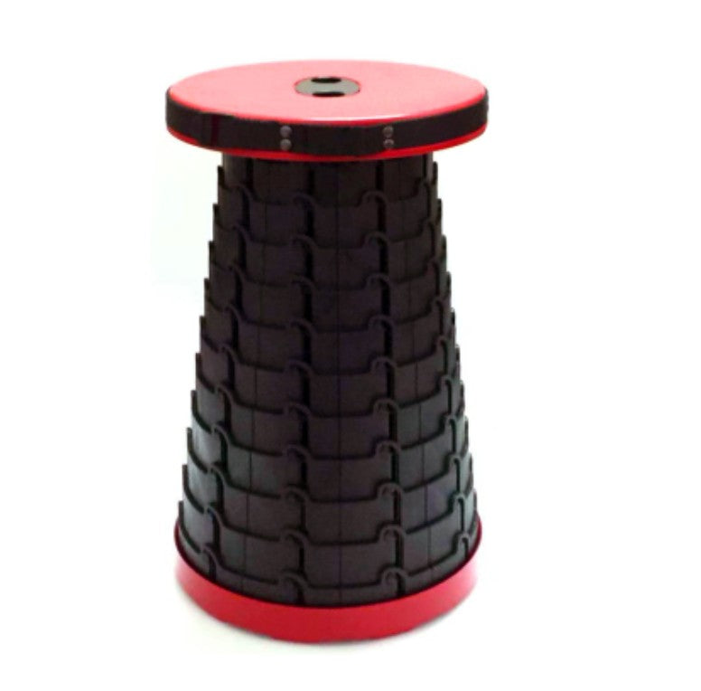 Sandsberg | Tragbarer & Leichter Rückziehbarer Klapphocker, mit Maximalbelastung 150Kg & Zwölf Stufen, zum Angeln, Grillen, im Freien, Drinnen, Küche & Mehr