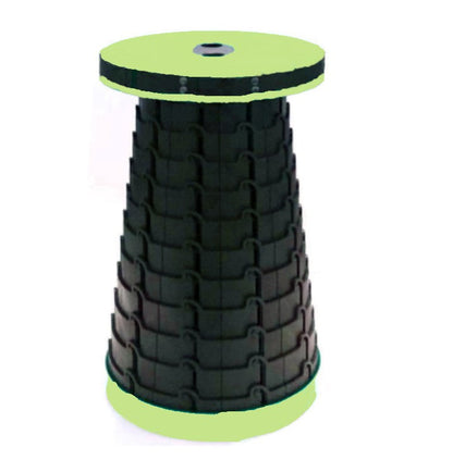 Sandsberg | Tragbarer & Leichter Rückziehbarer Klapphocker, mit Maximalbelastung 150Kg & Zwölf Stufen, zum Angeln, Grillen, im Freien, Drinnen, Küche & Mehr