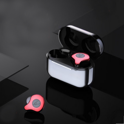 Sandsberg | Bluetooth5.0 TWS True Wireless Mini In-Ear Kopfhörer mit ultra langer Standby-Zeit, bilateraler Stereo, aktiver Geräuschunterdrückung, IPX5 wasserdicht, niedrige Latenz, zum Lernen, Sport, Musik hören, Anrufe tätigen