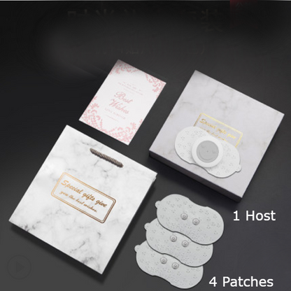 Sandsberg | Tragbarer wiederaufladbarer intelligenter Mini-Massager mit Puls-Massage, 6 Modi und 10 Intensitäten für Arbeit, Unterhaltung, Fahren und Reisen