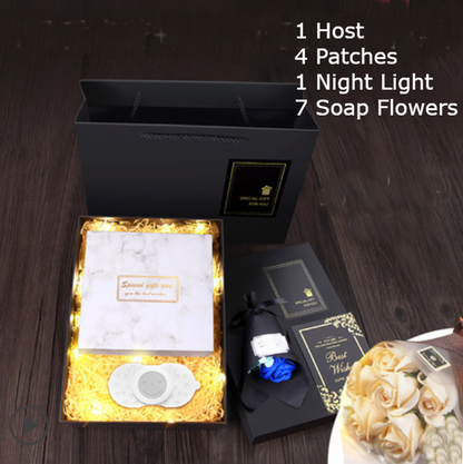 Sandsberg | Tragbarer wiederaufladbarer intelligenter Mini-Massager mit Puls-Massage, 6 Modi und 10 Intensitäten für Arbeit, Unterhaltung, Fahren und Reisen