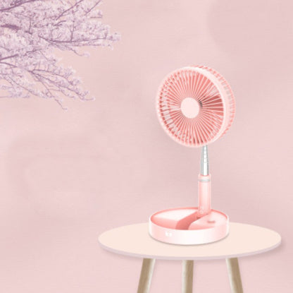 Sandsberg | Multifunktionaler ausziehbarer Ventilator, mit starkem Wind, langer Akkulaufzeit, drei verstellbaren Winkeln, einstellbarem Wind, für Desktop und Boden