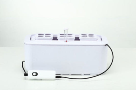 Sandsberg | Intelligenter hydroponischer erdloser Anbau-Topf mit automatischer Bewässerung, Wasserstandsanzeige und elektronischer Steuerung, für Zuhause und Büro (mit US-Standardstecker, 110v~220v)