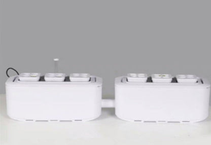 Sandsberg | Intelligenter hydroponischer erdloser Anbau-Topf mit automatischer Bewässerung, Wasserstandsanzeige und elektronischer Steuerung, für Zuhause und Büro (mit US-Standardstecker, 110v~220v)