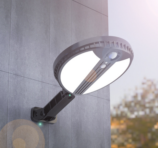Sandsberg | Ultra Bright Outdoor Solar Light with Remote Control, Three Light Modes, für draußen, Innenhof, Zuhause, Korridor, Zaun und Straße