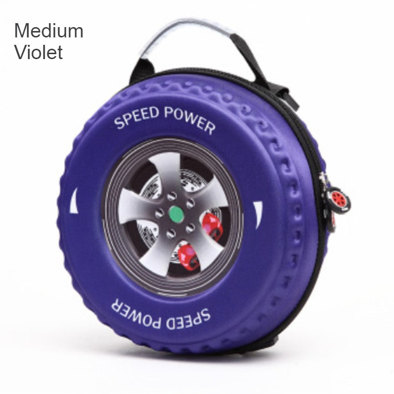 Sandsberg | Cooler 3D Rennwagenreifen Rucksack, für Vorschule & Kindergarten, Jungen & Mädchen