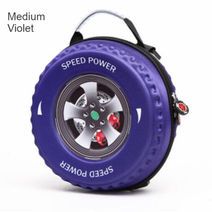 Sandsberg | Cooler 3D Rennwagenreifen Rucksack, für Vorschule & Kindergarten, Jungen & Mädchen