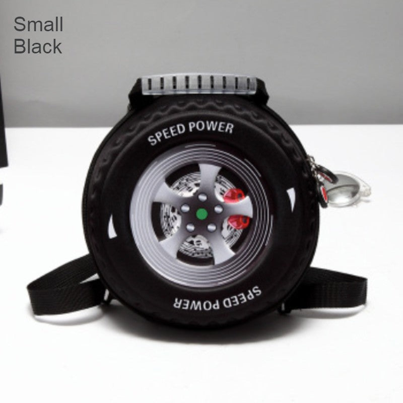 Sandsberg | Cooler 3D Rennwagenreifen Rucksack, für Vorschule & Kindergarten, Jungen & Mädchen