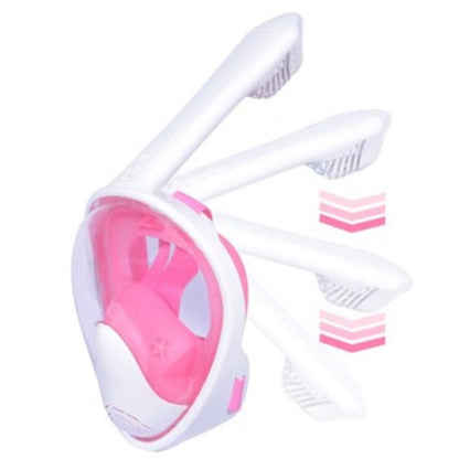 Sandsberg | Faltbare Vollgesichts-Schnorchelmaske mit 180-Grad-Panoramasicht, Anti-Beschlag- und Leckschutz-Design, für Kinder und Erwachsene (1 Stück)