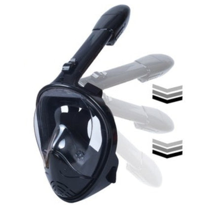 Sandsberg | Faltbare Vollgesichts-Schnorchelmaske mit 180-Grad-Panoramasicht, Anti-Beschlag- und Leckschutz-Design, für Kinder und Erwachsene (1 Stück)