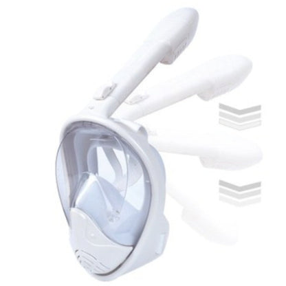 Sandsberg | Faltbare Vollgesichts-Schnorchelmaske mit 180-Grad-Panoramasicht, Anti-Beschlag- und Leckschutz-Design, für Kinder und Erwachsene (1 Stück)