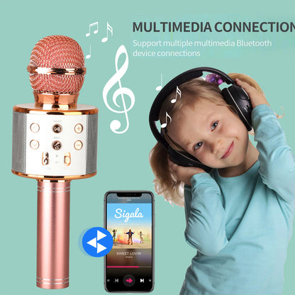 Sandsberg | Wiederaufladbares kabelloses Bluetooth Karaoke-Mikrofon