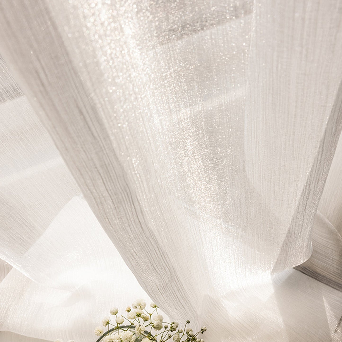 WeaveGlam Vorhänge - Elegante Durchsichtige Woven Vorhänge für Moderne Interieurs