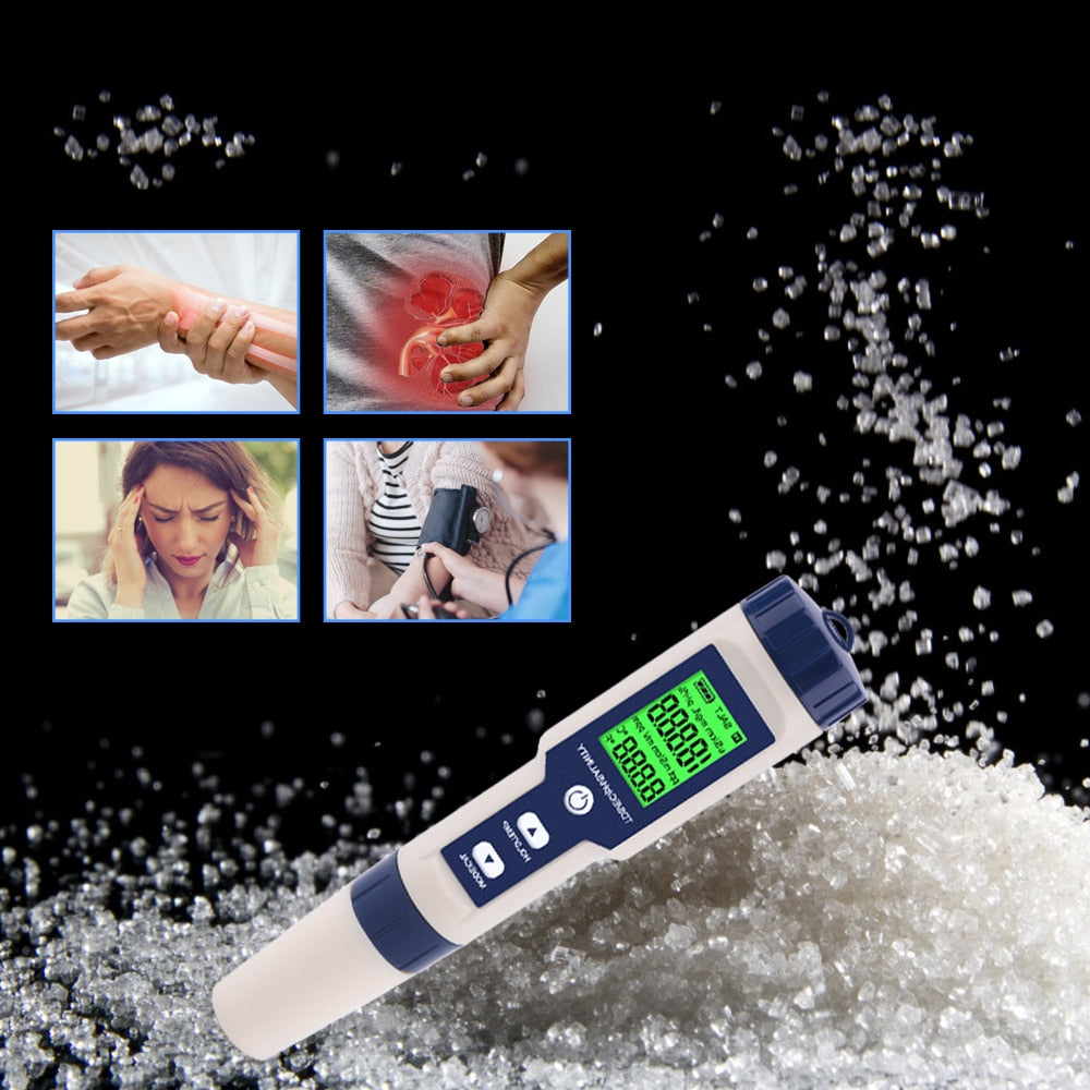 Sandsberg | Hochpräziser digitaler pH-Teststift für Wasser