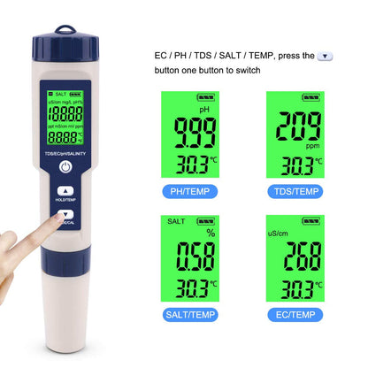 Sandsberg | Hochpräziser digitaler pH-Teststift für Wasser